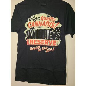 Willie Nelson T-Shirt “Willie's Reserve”, Black, Size Small NEW NWT